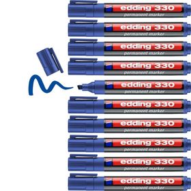 Edding E 330 Mavi Permanent Markör 10'lu Çizim Kalemi