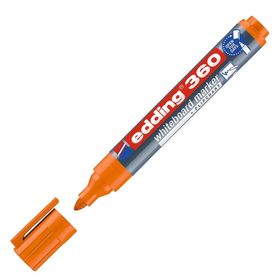 Edding E-360 Cap Off Turuncu Yuvarlak 1.5-3 mm Uç Beyaz Tahta Kalemi