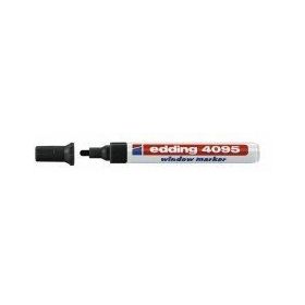 Edding E-4095 Cam Siyah Markör Kalem