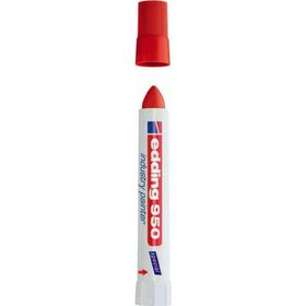 Edding E-950 Endüstri Kırmızı 10'lu Markör Kalemi