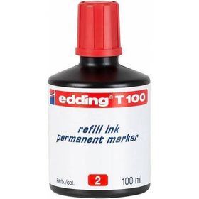 Edding E-T100 Kırmızı 100 ml Mürekkep