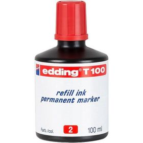 Edding E-T100 Kırmızı 100 ml Mürekkep