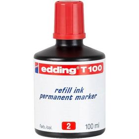 Edding E-T100 Kırmızı 100 ml Mürekkep