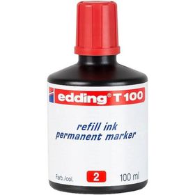 Edding E-T100 Kırmızı 100 ml Mürekkep