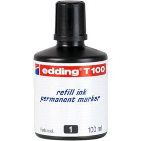 Edding E-T100 Permanent 100 ml Siyah Mürekkepli Markör Kalemi
