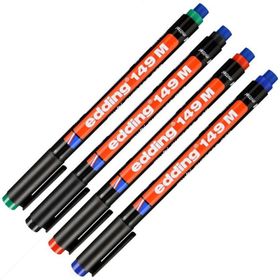 Edding E149M 10'lu Kırmızı Asetat Kalemi