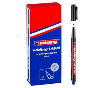 Edding E149M 10'lu Mavi Asetat Kalemi
