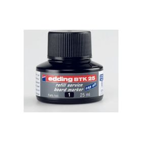 Edding EBTK25 30 ml Siyah Beyaz Tahta Kalemi Yedek Mürekkep