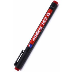 Edding ED-14302 Kırmızı Asetat Kalemi