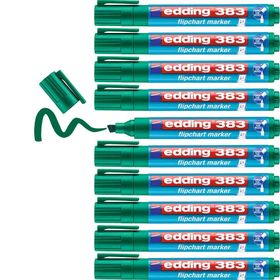 Edding ED-383 Capoff Yeşil 10'lu Flipchart Kalemi