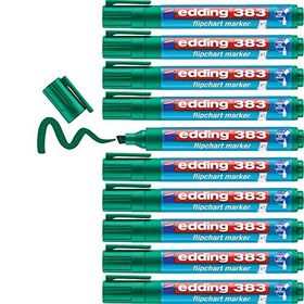 Edding ED-383 Capoff Yeşil 10'lu Flipchart Kalemi