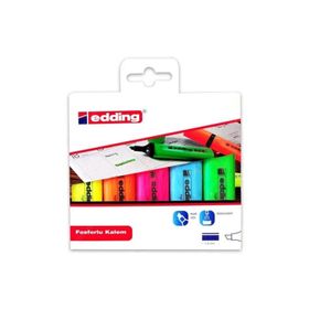 Edding Fosforlu Kalem Karışık 5 Li 40 Paket