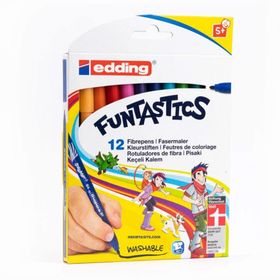Edding Funtastics E-15 İnce 12'li Keçeli Kalem