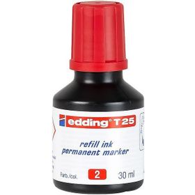 Edding Kırmızı 2x30 ML Tahta Kalemi Mürekkebi
