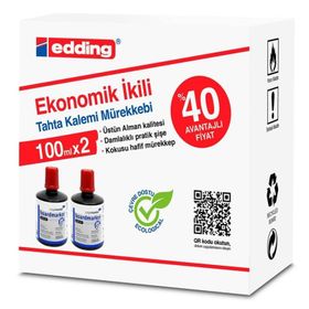 Edding Legamaster Kırmızı 2x100 ML Mürekkep