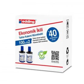 Edding LM1199K203 Mavi 2'li Tahta Kalemi Mürekkebi