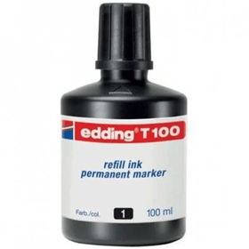 Edding Mürekkebi Permanent Damlalıklı 100 ml Siyah Markör