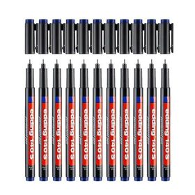 Edding Permanent S Seri 0.3 mm Mavi 147S 10 Adet Asetat Kalemi