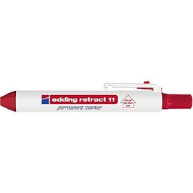Edding Retract 11 Permanent Kırmızı Markör Kalem