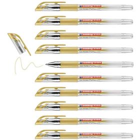 Edding Roller Kalem Cristal Jel Altın 2185 10'lu Paket Jel Kalem