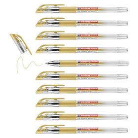 Edding Roller Kalem Cristal Jel Altın 2185 10'lu Paket Jel Kalem