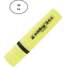 Edding Sarı 344 10'lu Paket Fosforlu Kalem