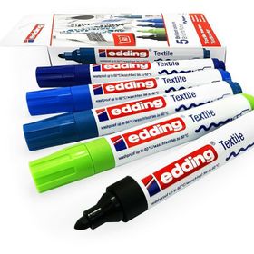 Edding Soğuk Renkler 5'li 4500 Kumaş Boyama Kalemi