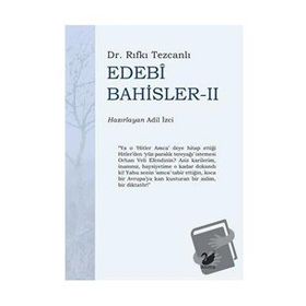 Edebi Bahisler - Rıfkı Tezcanlı