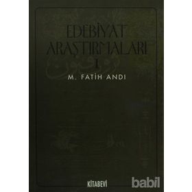 EDEBIYAT ARAŞTIRMALARI 1 - M. FATIH ANDI