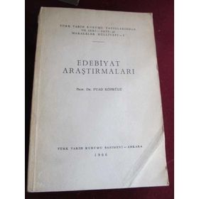EDEBIYAT ARAŞTIRMALARI 1 - M. FATIH ANDI