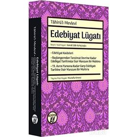 Edebiyat Lügatı Tahirü'l-Mevlevi