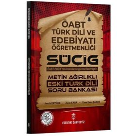 Edebiyat TV Yayınları ÖABT Türk Dili Edebiyatı SÜÇİG Metin Ağırlıklı Eski Türk Dili Soru Bankası
