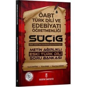 Edebiyat TV Yayınları ÖABT Türk Dili Edebiyatı SÜÇİG Metin Ağırlıklı Eski Türk Dili Soru Bankası