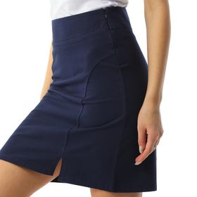 EDELLE Gabardin Lacivert Mini Etek