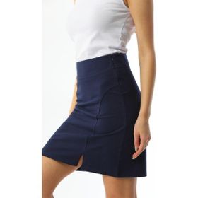 EDELLE Gabardin Lacivert Mini Etek