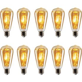 Edison ST64 Flamanlı Rustik Ampul