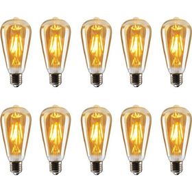 Edison ST64 Flamanlı Rustik Ampul