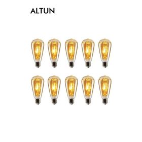 Edison ST64 Flamanlı Rustik Ampul