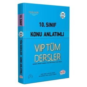 Editör 10. Sınıf Vıp Tüm Dersler Konu Anlatımlı Mavi Kitap