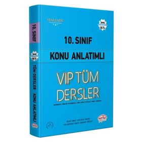 Editör 10. Sınıf Vıp Tüm Dersler Konu Anlatımlı Mavi Kitap