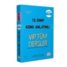 Editör 10. Sınıf Vıp Tüm Dersler Konu Anlatımlı Mavi Kitap