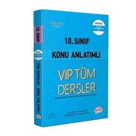 Editör 10. Sınıf Vıp Tüm Dersler Konu Anlatımlı Mavi Kitap