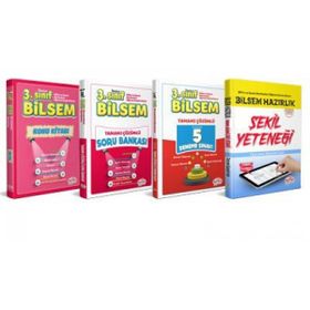 Editör 3. Sınıf Bilsem 4'lü Hazırlık Kitapları Seti