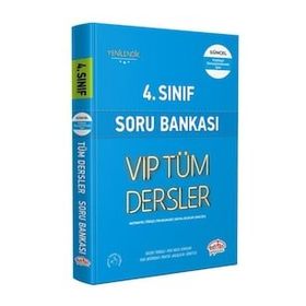 Editör 4. Sınıf VIP Tüm Dersler Soru Bankası Mavi Kitap