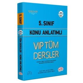 Editör 5. Sınıf Vıp Tüm Dersler Konu Anlatımı Mavi Kitap