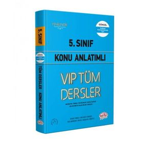 Editör 5. Sınıf Vıp Tüm Dersler Konu Anlatımı Mavi Kitap