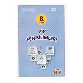 Editör 8. Sınıf VIP Fen Bilimleri Konu Anlatımlı - İhsan Yaman