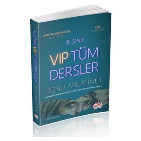 Editör 9.sınıf Vip Tüm Dersler Konu Anlatımlı Editör Yayınları