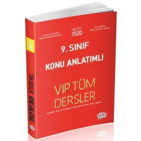 Editör 9.sınıf Vip Tüm Dersler Konu Anlatımlı Editör Yayınları