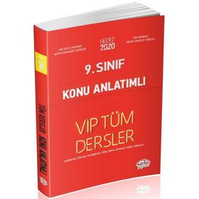 Editör 9.sınıf Vip Tüm Dersler Konu Anlatımlı Editör Yayınları